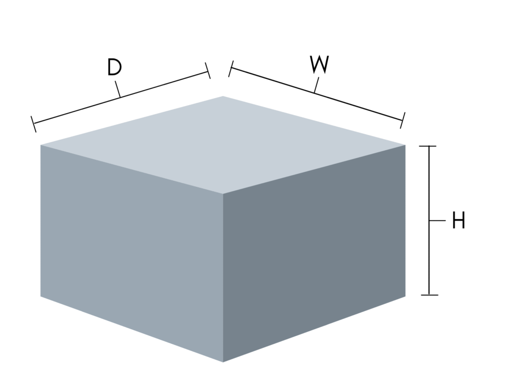 box dimensions